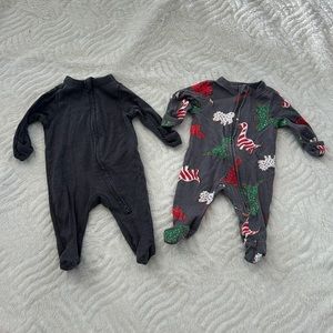 Newborn Old Navy Kids Onsies footie pajamas two way zip